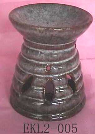 Ceramic Oil burner (glazed)